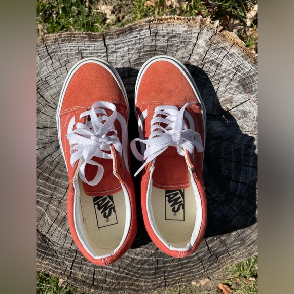 Vans Old Skool Auburn Suede Shoes - Picture 7 of 8
